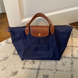 Longchamp Le Pliage Original Shoulder Bag - Navy